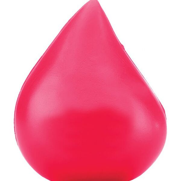 Red Blood Drop Shape Stress Ball Thumbnail